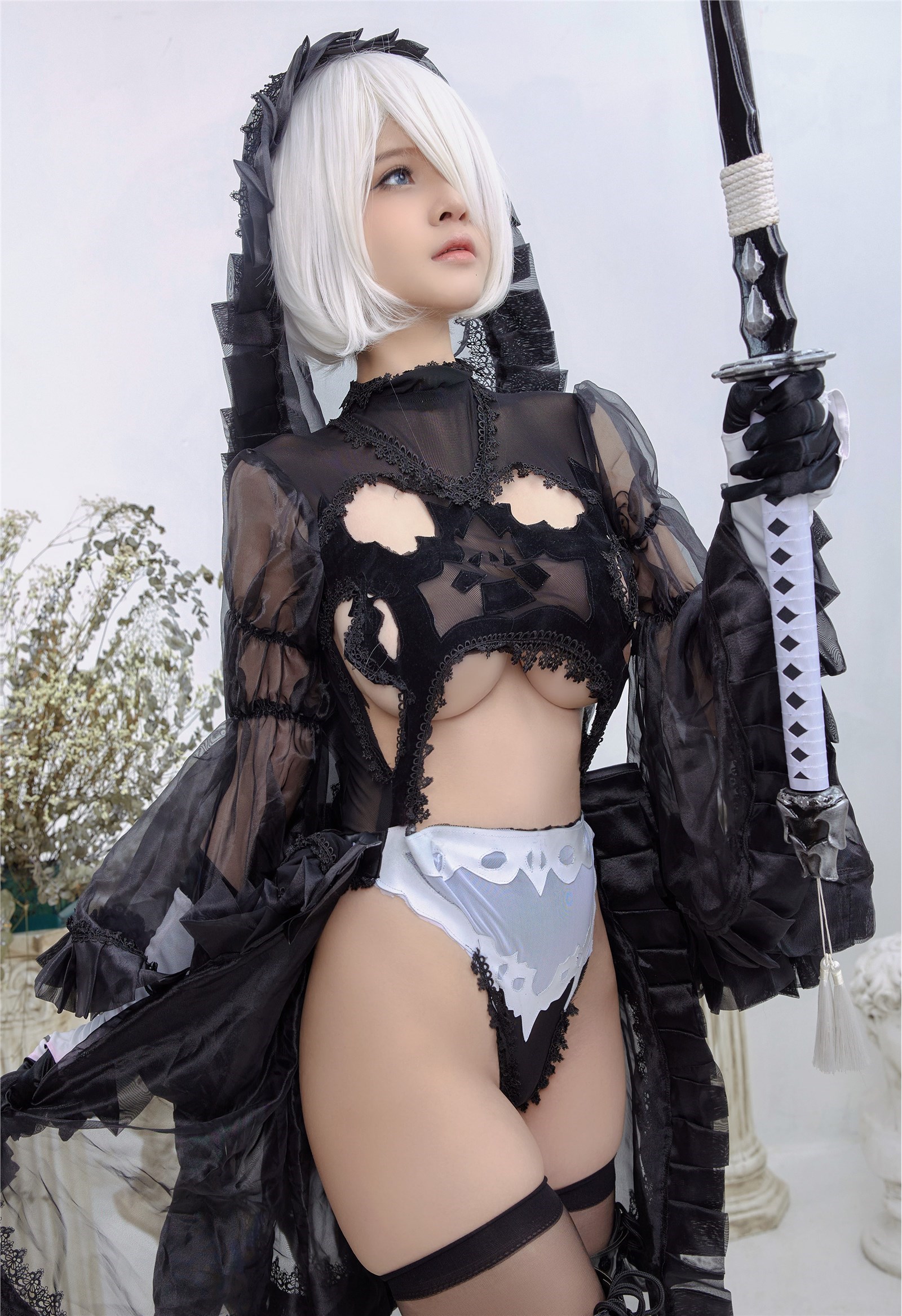 Foreign Coser Azami Azami - 2b Black Costume cos(16)